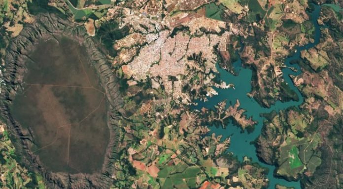 Caldas vista do céu: a serra que caiu no radar da NASA pode ser seu próximo destino em Goiás Caldas Novas