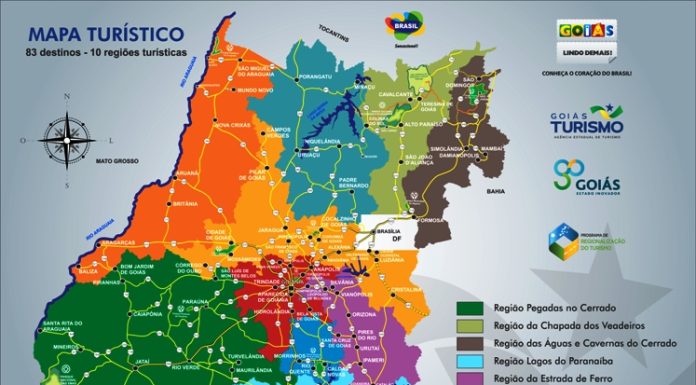 Mapa do Turismo de Goiás: Descubra as 12 Regiões e Suas Potencialidades