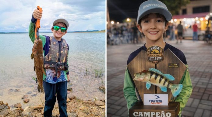 Jovem de Catalão conquista 1º lugar na maior liga de pesca esportiva em caiaque do Brasil