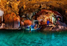 Caverna dos Ecos, em Cocalzinho, guarda o maior lago subterrâneo da América Latina em micaxisto