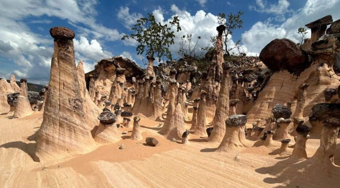 Chaminés de Fada, cenário geológico raro em Campos Belos, entram na rota turística de Goiás